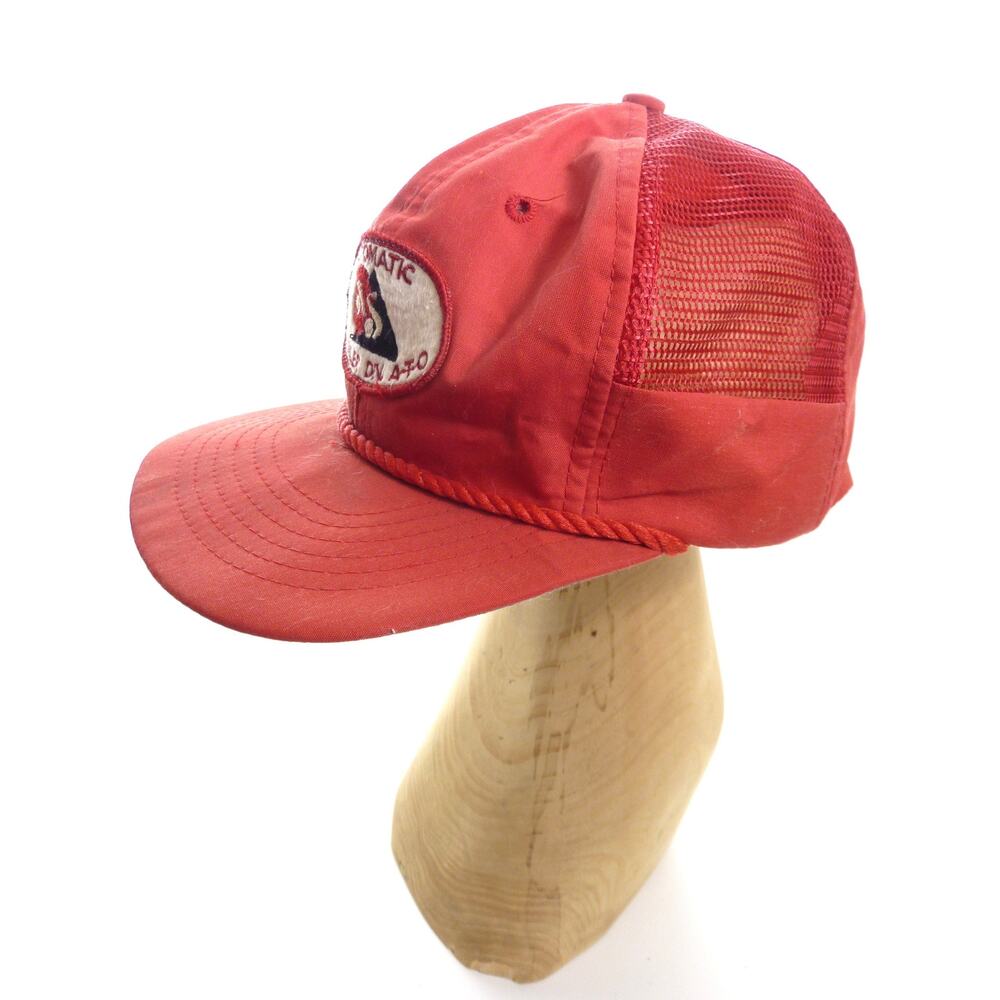 Vintage Hat Mesh Patch Cap Automatic Sprinkler Div - image 2